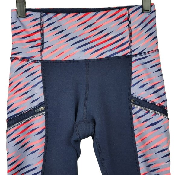 Athleta Womens Fleece Lined Leggings Size XXS 2XS Blue Cozy - Picture 3 of 9